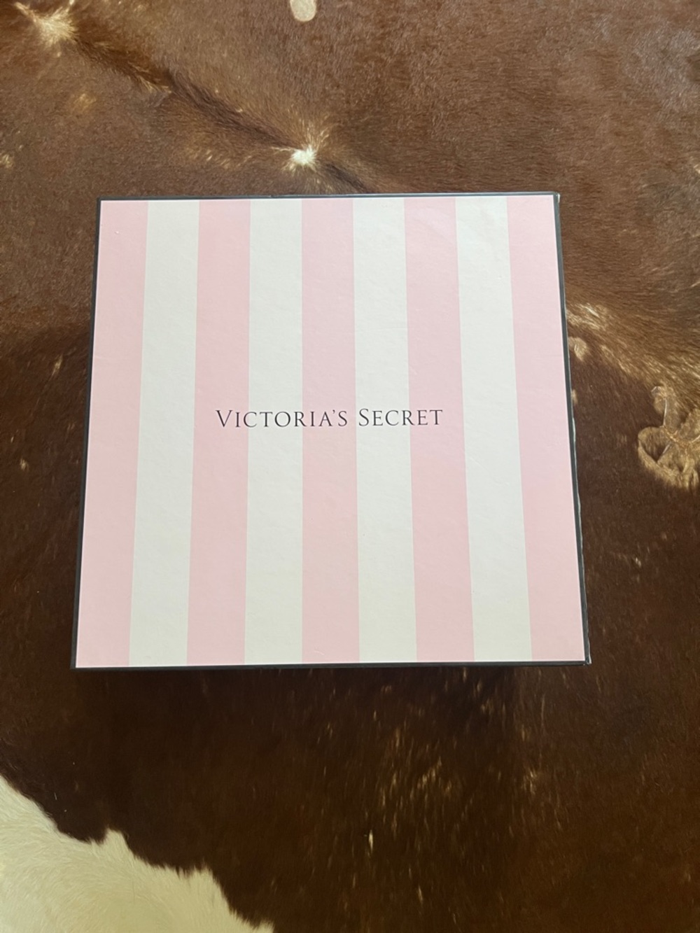 Victoria's Secret Pink & White Striped Gift Box, Rare